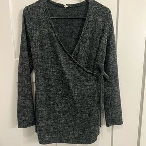 Pinkblush maternity wrap sweater